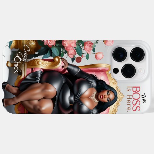 Coques Case-Mate iPhone Le Patron Est Là (Verso (horizontal))