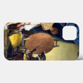 Coques Case-Mate iPhone Le peintre de singe (Verso (horizontal))
