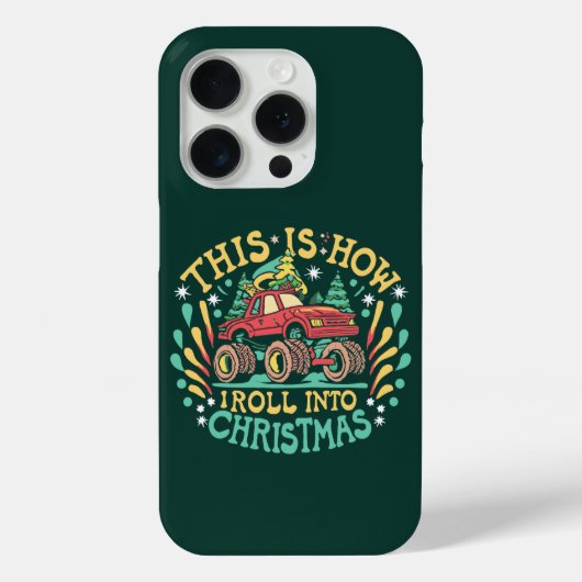 Coques Case-Mate iPhone Le Père Noël Monster Camion Garçons Noël Noël (Verso)