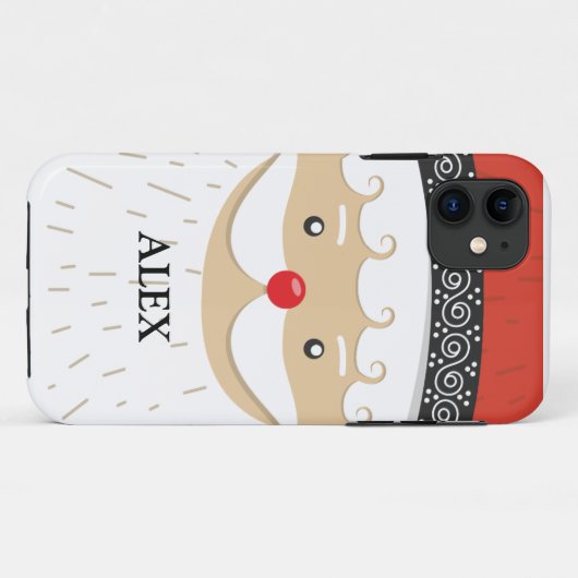 Coques Case-Mate iPhone Le Père Noël parfait (Dos (Horizontal))