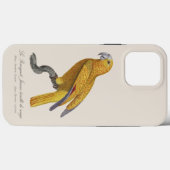 Coques Case-Mate iPhone Le Perroquet Jaune à écailles rouges (Verso (horizontal))