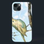 Case-Mate iPhone Case Le petit oiseau jaune était perché sur une branche<br><div class="desc">Cette peinture est parfaite pour votre collection d'oiseau. Le petit oiseau jaune et l'arrière - plan en pastel bleu de cette image sont simples pourtant apaisants et pourraient être facilement ajoutés à n'importe quel produit de Zazzle offert. Choisissez cet artprint aujourd'hui.</div>
