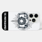 Coques Case-Mate iPhone Le Photographe Minimal Tarot Style Photographie (Verso (horizontal))