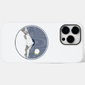 Coques Case-Mate iPhone Le pic de neige la nuit (Verso (horizontal))