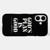 Coques Case-Mate iPhone Le plan de Dieu est bon - Romains 8:28 (Verso (horizontal))