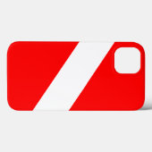 Coques Case-Mate iPhone Le plongeur diminuent vers le bas (Verso (horizontal))