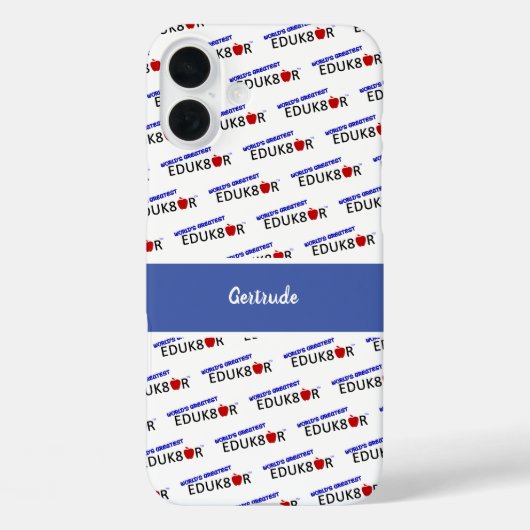 Coques Case-Mate iPhone Le plus grand éducateur du monde (Verso)