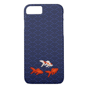 Case-Mate iPhone Case Le poisson rouge fantastique sur la vague de Seiga