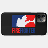 Coques Case-Mate iPhone Le pompier Vibrant Rouge et Bleu (Dos (Horizontal))