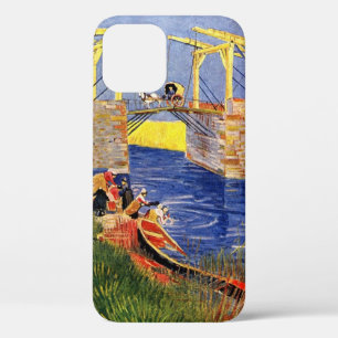 Coque iPhone 12 Le pont Langlois à Arles par Vincent van Gogh