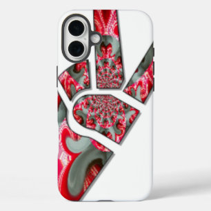 iPhone 16 Plus Case Le pouvoir dans la paume Le salut de paix à deux