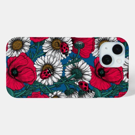 Coques Case-Mate iPhone Le pré (Verso (horizontal))