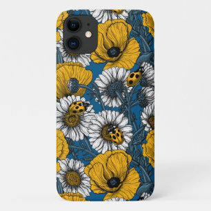 Case-Mate iPhone Case Le pré en jaune et bleu