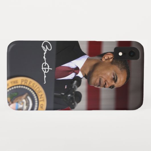 Coques Case-Mate iPhone Le Président Barack Obama (Dos (Horizontal))