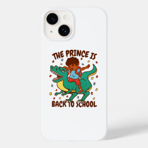 Coque Pour iPhone 14 Le Prince est de retour à l'école Dinosaure Ride