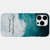 Coques Case-Mate iPhone Le progrès, pas la perfection. Continuez. (Verso (horizontal))