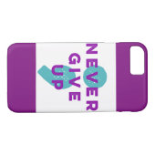 Coques Case-Mate iPhone Le projet Semicolon n'abandonne jamais la préventi (Dos (Horizontal))