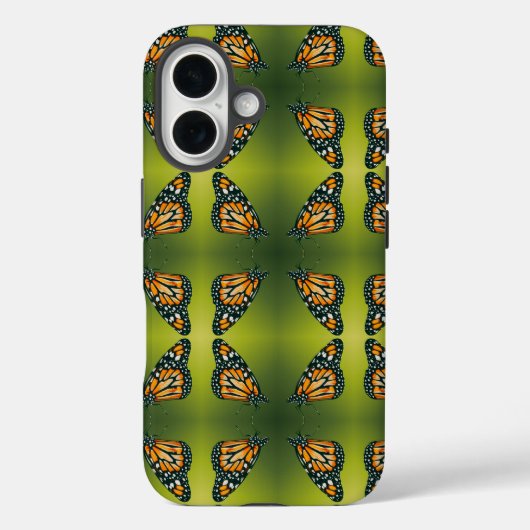Coques Case-Mate iPhone Le puissant papillon monarque (Verso)