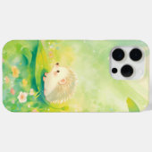 Coques Case-Mate iPhone Le refuge du hérisson dans un jardin de rêve (Verso (horizontal))