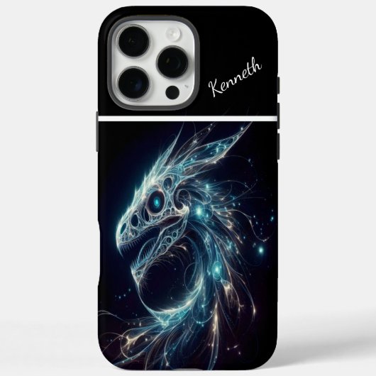 Coques Case-Mate iPhone Le regard du dragon cosmique (Verso)