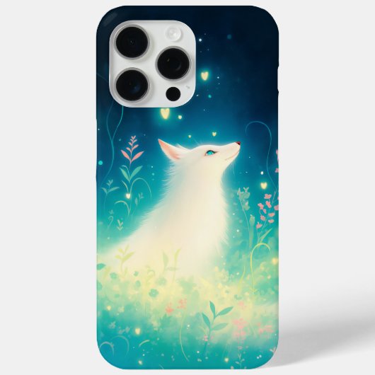 Coques Case-Mate iPhone Le Regard Enchanté du Renard Blanc (Verso)