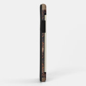 Coques Case-Mate iPhone Le renard rustique sur un tronc d'arbre (Dos/Droite)