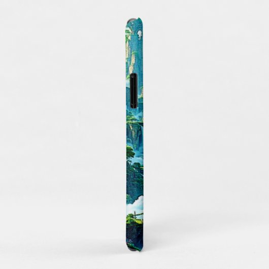 Coques Case-Mate iPhone Le rêve de l'arbre de cascade (Dos/Droite)