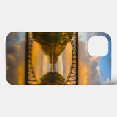 Coques Case-Mate iPhone Le Roi français Bridge dans l'automne (Verso (horizontal))