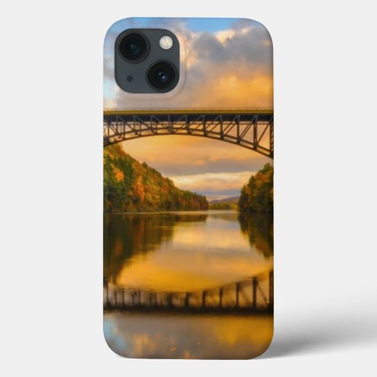 Coques Case-Mate iPhone Le Roi français Bridge dans l'automne (Verso)