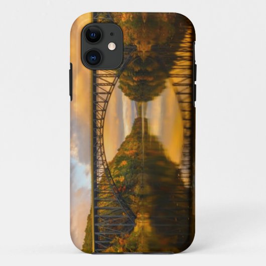 Coques Case-Mate iPhone Le Roi français Bridge dans l'automne (Dos)