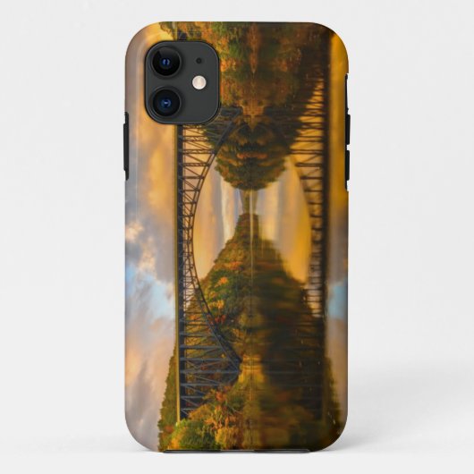 Coques Case-Mate iPhone Le Roi français Bridge dans l'automne (Dos)