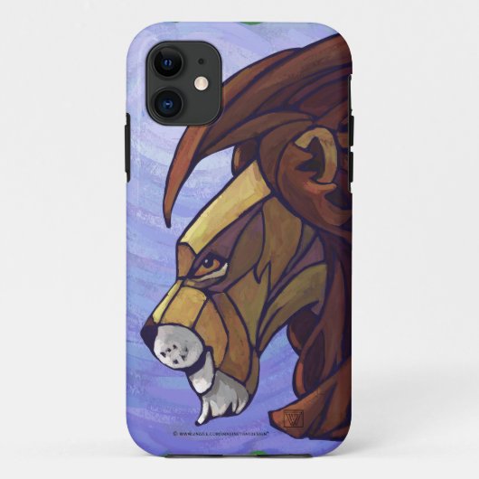 Coques Case-Mate iPhone Le roi Lion sur violet (Dos)