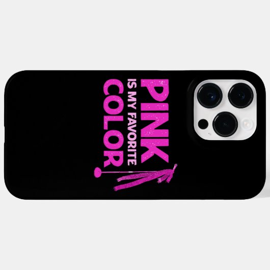 Coques Case-Mate iPhone Le Rose Est Ma Couleur Préférée (Verso (horizontal))