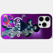 Coques Case-Mate iPhone LE ROSE NOIR pourpre (Verso (horizontal))