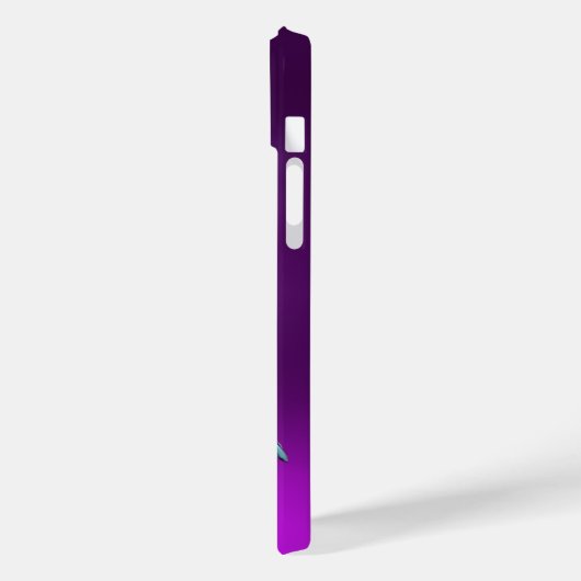 Coques Case-Mate iPhone LE ROSE NOIR pourpre (Verso / Gauche)