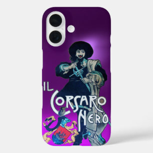 Coques iPhone 16 LE ROSE NOIR pourpre