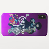 Coques Case-Mate iPhone LE ROSE NOIR pourpre (Dos (Horizontal))