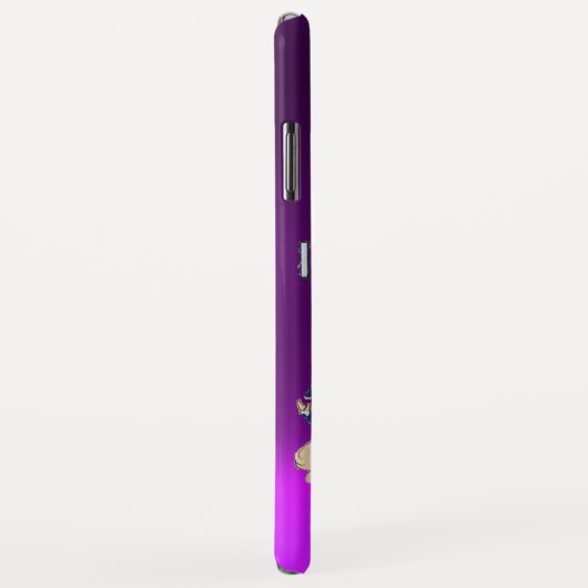 Coques Case-Mate iPhone LE ROSE NOIR pourpre (Dos/Droite)