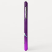 Coques Case-Mate iPhone LE ROSE NOIR pourpre (Dos/Gauche)