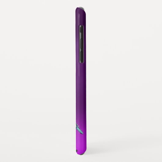 Coques Case-Mate iPhone LE ROSE NOIR pourpre (Dos/Gauche)