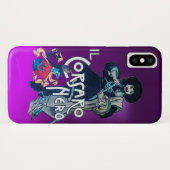 Coques Case-Mate iPhone LE ROSE NOIR pourpre (Dos (Horizontal))