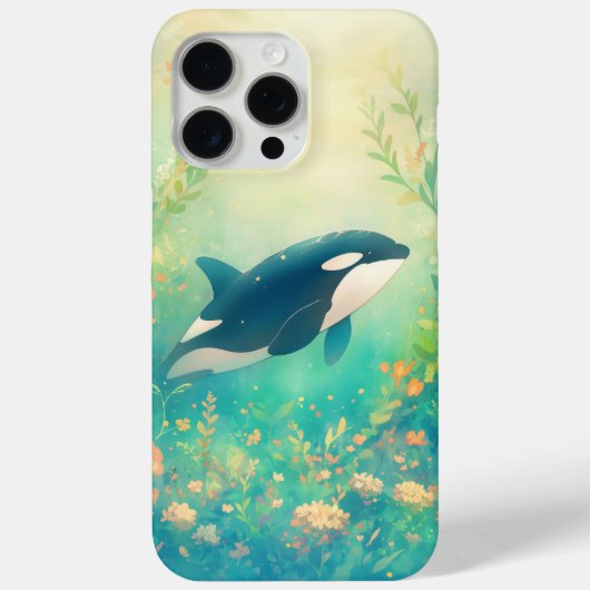 Coques Case-Mate iPhone Le royaume des baleines d'Orca (Verso)
