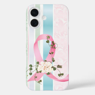 Coques iPhone 16 Le Ruban Rose Au Lierre