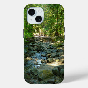 Coque Pour iPhone 15 Le ruisseau Laughwater au parc national Mount Rain