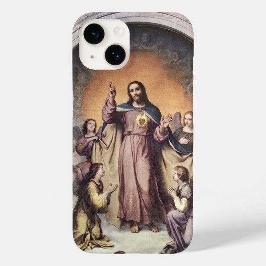 Coques Case-Mate iPhone Le Sacré Coeur de Jésus (Verso)