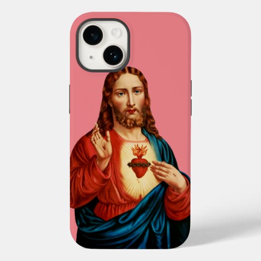 Coques Case-Mate iPhone Le Sacré Coeur de Jésus (Verso)