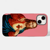 Coques Case-Mate iPhone Le Sacré Coeur de Jésus (Verso (horizontal))