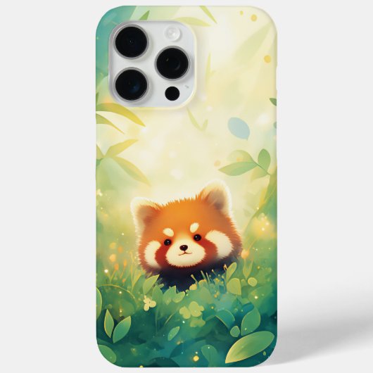Coques Case-Mate iPhone Le Sanctuaire de Bambou Panda Rouge (Verso)