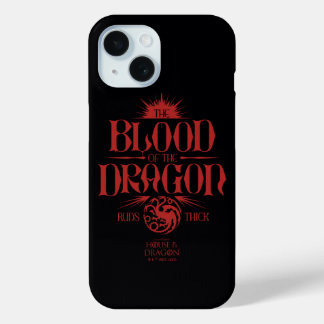 Coque Pour iPhone 15 Le sang du dragon tourne épais