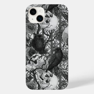 Coque Pour iPhone 14 Plus Le secret de Raven. Illustration gothique sombre e